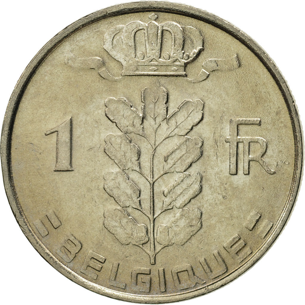 Coin, Belgium, Franc, 1980, MS(65-70), Copper-nickel, KM:142.1