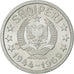 Coin, Albania, 5 Qindarka, 1969, Rome, MS(65-70), Aluminum, KM:44