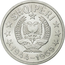 Monnaie, Albania, 20 Qindarka, 1969, Rome, FDC, Aluminium, KM:46