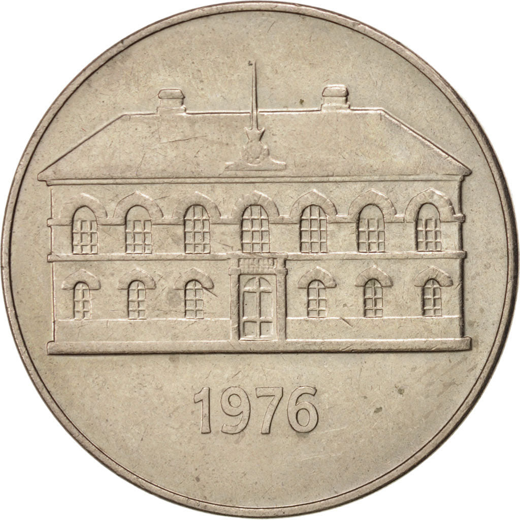 Islanda, 50 Kronur, 1976, SPL-, Rame-nichel, KM:19