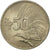 Coin, Indonesia, 50 Rupiah, 1971, MS(63), Copper-nickel, KM:35