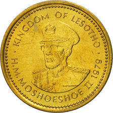 Moneda, Lesotho, Moshoeshoe II, Sente, 1979, FDC, Níquel - latón, KM:16
