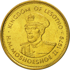 Coin, Lesotho, Moshoeshoe II, 2 Lisente, 1979, MS(65-70), Nickel-brass, KM:17