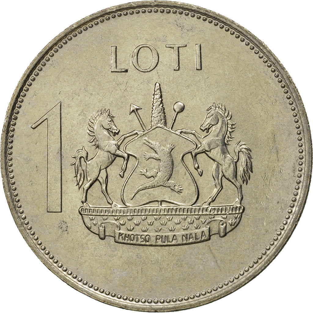 Coin, Lesotho, Moshoeshoe II, Loti, 1979, MS(63), Copper-nickel, KM:22