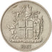 Islanda, 10 Kronur, 1967, BB, Rame-nichel, KM:15