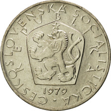 Munten, Tsjecho-Slowakije, 5 Korun, 1979, FDC, Copper-nickel, KM:60