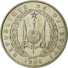 Djibouti, 50 Francs, 1986, Paris, MS(65-70), Copper-nickel, KM:25