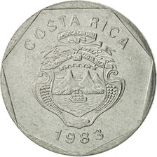 Costa Rica, 5 Colones, 1983, MS(65-70), Stainless Steel, KM:214.1