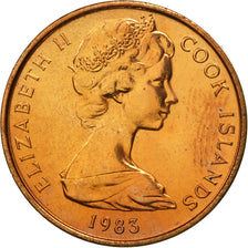 Îles Cook, Elizabeth II, Cent, 1983, Franklin Mint, SPL, Bronze, KM:1