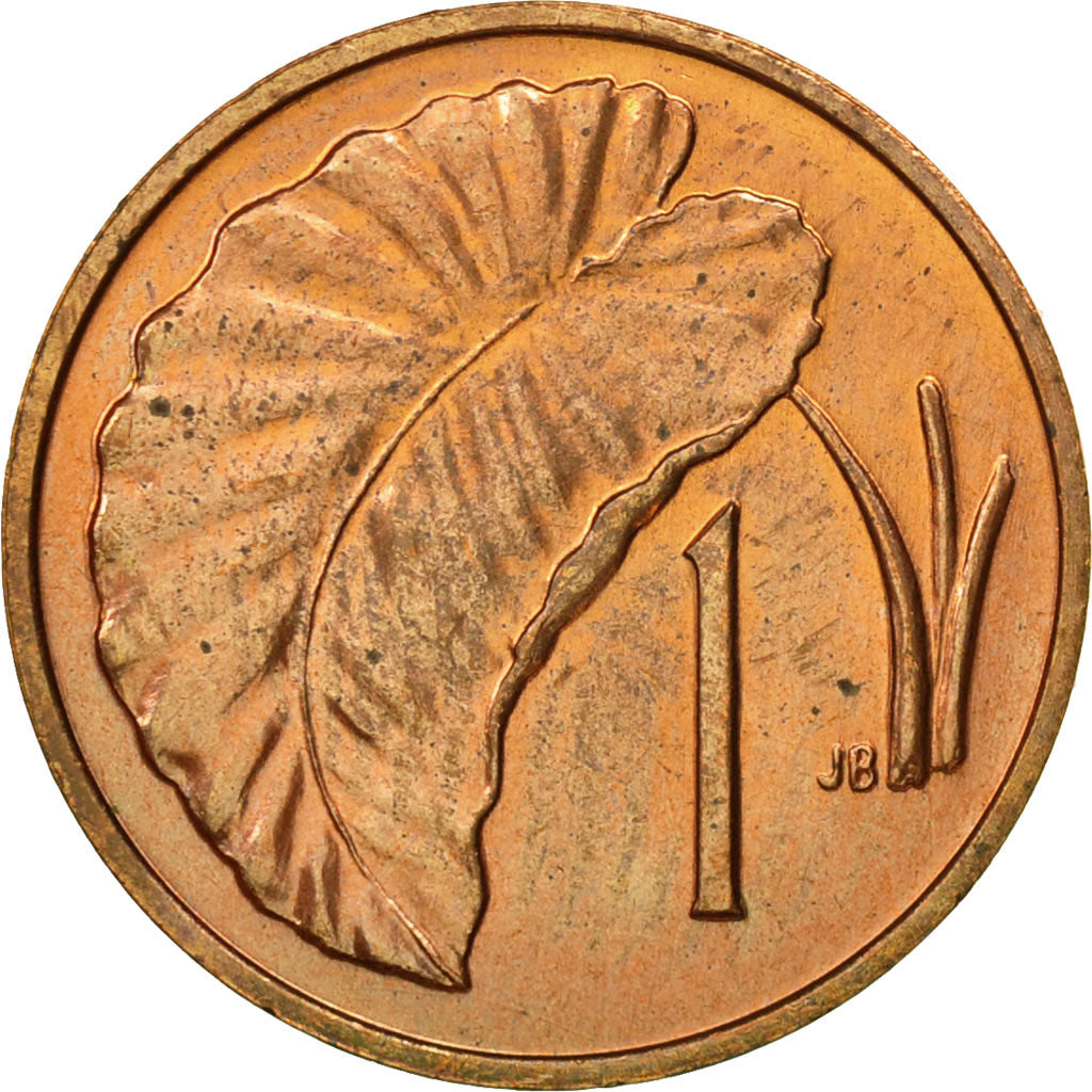 Cook Islands, Elizabeth II, Cent, 1983, Franklin Mint, MS(63), Bronze, KM:1