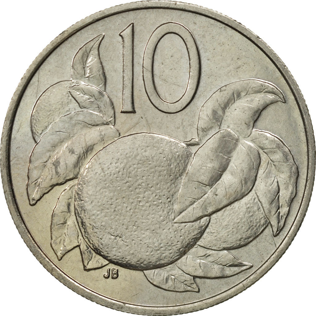 Coin, Cook Islands, Elizabeth II, 10 Cents, 1983, Franklin Mint, MS(65-70)
