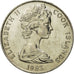 Moneta, Isole Cook, Elizabeth II, 20 Cents, 1983, Franklin Mint, FDC