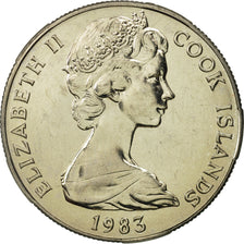 Cook Islands, Elizabeth II, 50 Cents, 1983, Franklin Mint, MS(65-70)