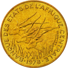 Coin, Central African States, 5 Francs, 1978, Paris, MS(65-70), Aluminum-Bronze
