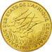 Estados del África central, 10 Francs, 1983, Paris, FDC, Aluminio - bronce