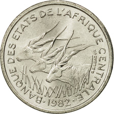 Monnaie, États de l'Afrique centrale, 50 Francs, 1982, Paris, FDC, Nickel