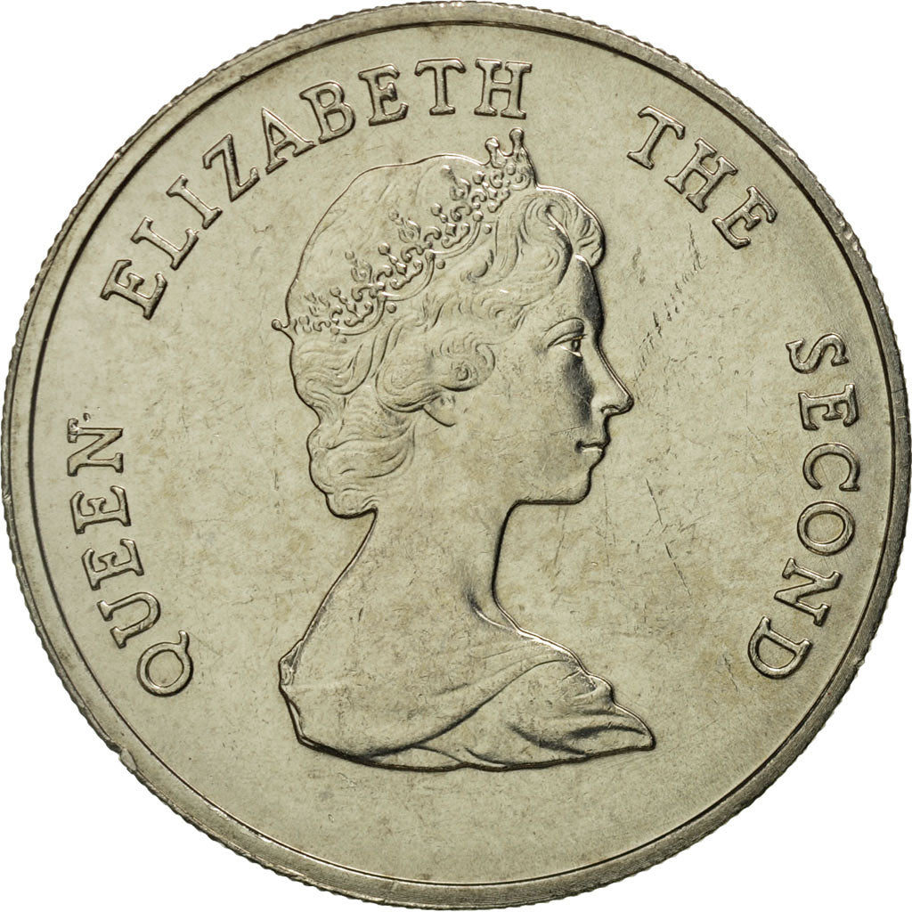 Münze, Osten Karibik Staaten, Elizabeth II, 25 Cents, 1981, Paris, STGL