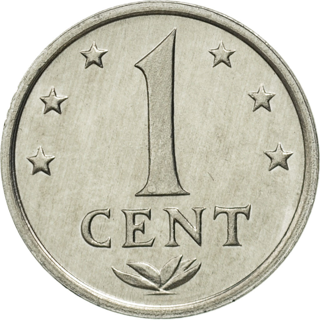 Coin, Netherlands Antilles, Juliana, Cent, 1984, MS(65-70), Aluminum, KM:8a