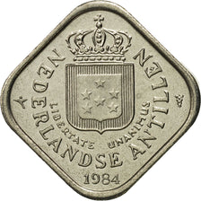 Moneta, Antille olandesi, Juliana, 5 Cents, 1984, FDC, Rame-nichel, KM:13