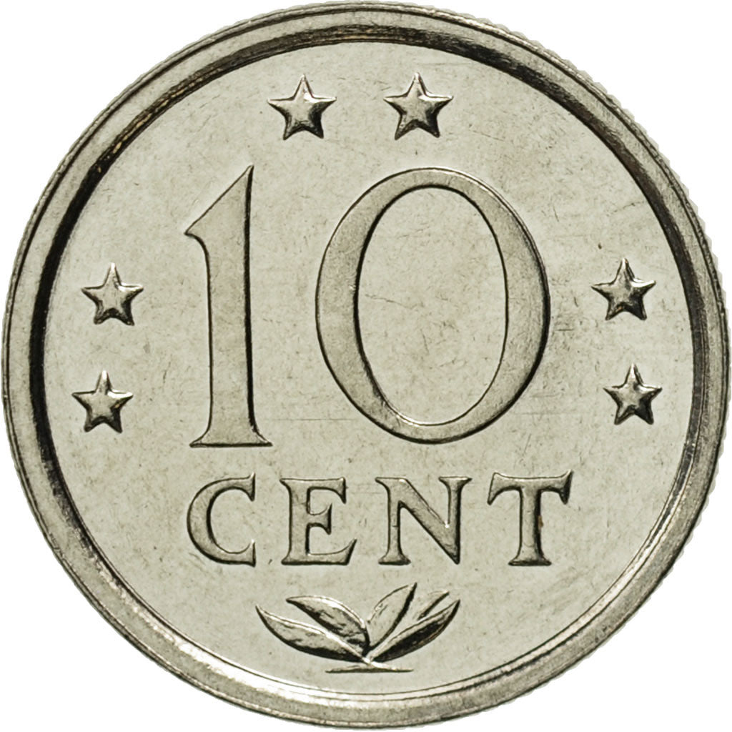 Monnaie, Netherlands Antilles, Juliana, 10 Cents, 1984, FDC, Nickel, KM:10