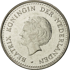Coin, Netherlands Antilles, Beatrix, Gulden, 1984, MS(65-70), Nickel, KM:24