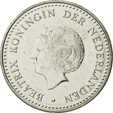 Netherlands Antilles, Beatrix, 2-1/2 Gulden, 1982, MS(65-70), Nickel, KM:25