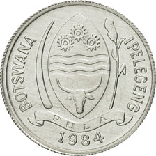 Botswana, Thebe, 1984, British Royal Mint, MS(65-70), Aluminum, KM:3