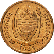 Coin, Botswana, 5 Thebe, 1984, British Royal Mint, MS(65-70), Bronze, KM:4