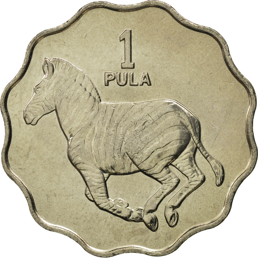 Botswana, Pula, 1981, British Royal Mint, MS(65-70), Copper-nickel, KM:8
