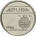 Munten, Aruba, Beatrix, 5 Cents, 1986, Utrecht, FDC, Nickel Bonded Steel, KM:1