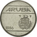 Coin, Aruba, Beatrix, 10 Cents, 1986, Utrecht, MS(65-70), Nickel Bonded Steel