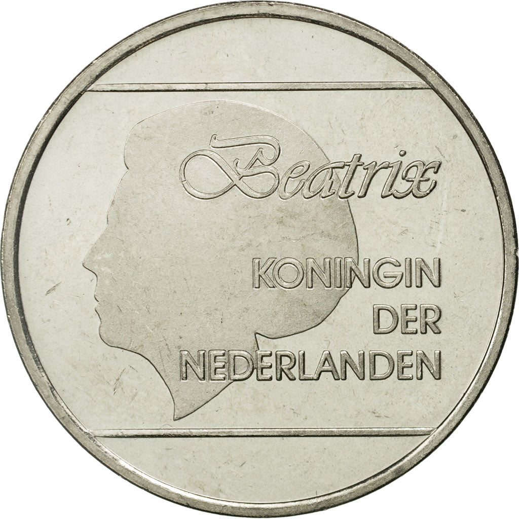 Aruba, Beatrix, 2-1/2 Florin, 1986, Utrecht, FDC, Nickel Bonded Steel, KM:6