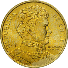 Moneta, Chile, Peso, 1984, AU(55-58), Aluminium-Brąz, KM:216.1