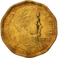 Monnaie, Chile, 50 Pesos, 1982, FDC, Aluminum-Bronze, KM:219.1