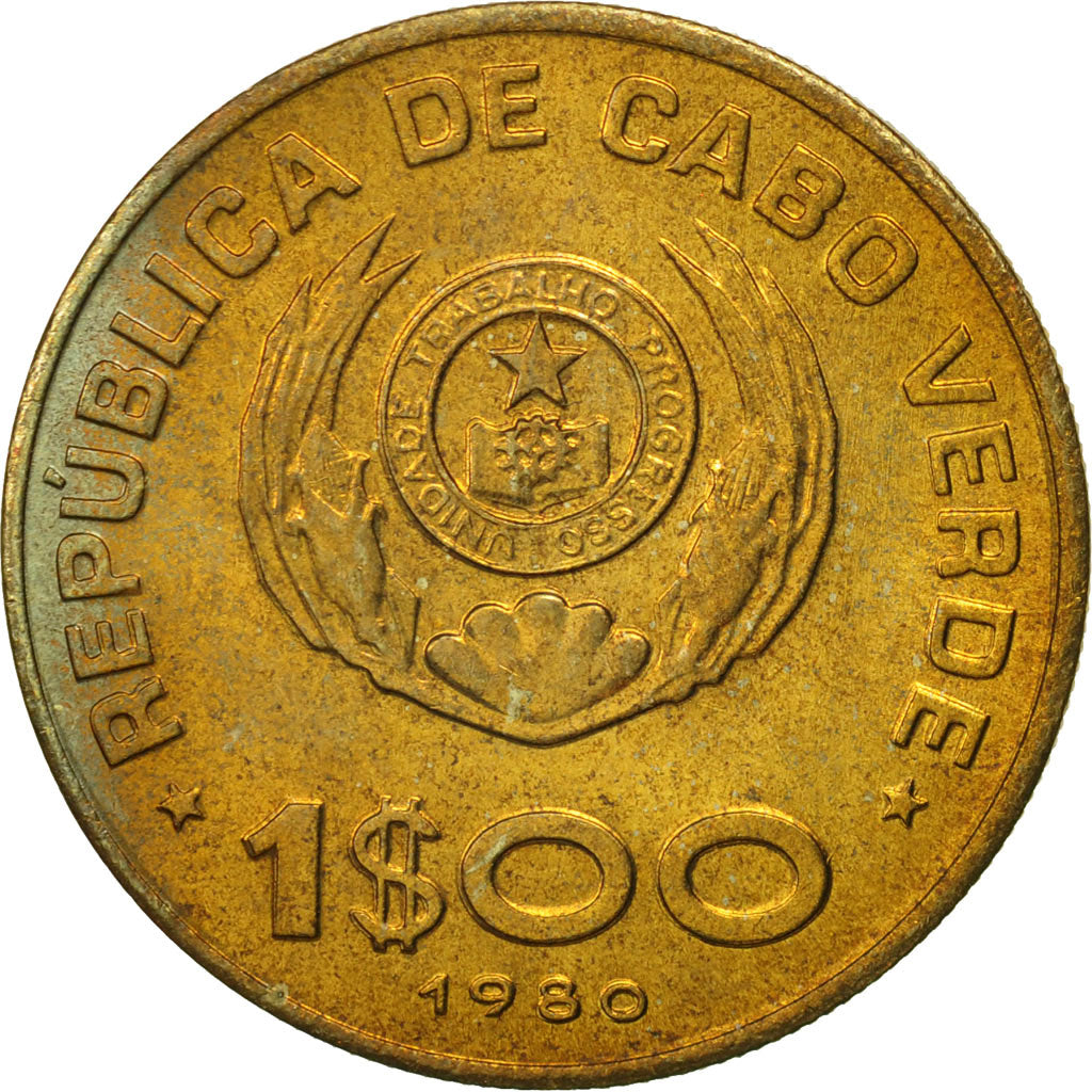 Cabo Verde, Escudo, 1980, FDC, Níquel - bronce, KM:17