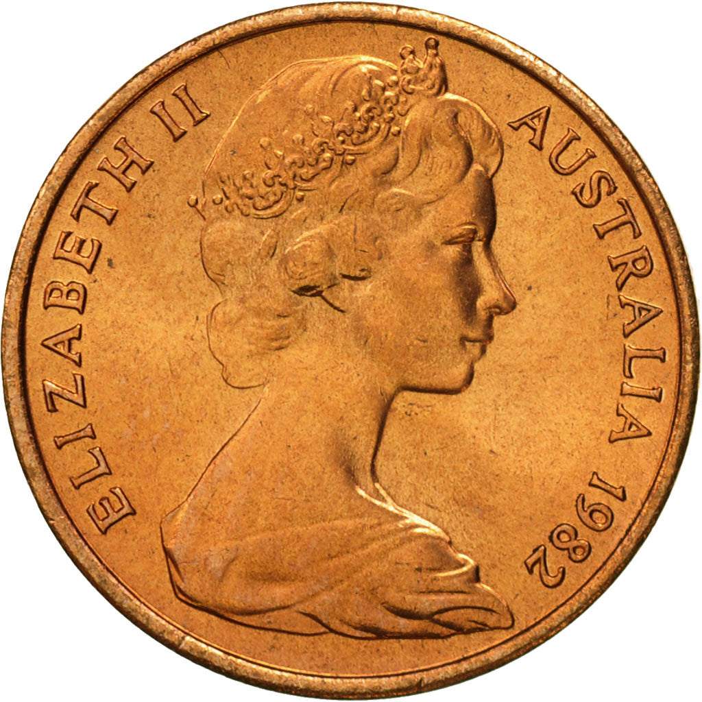 Coin, Australia, Elizabeth II, Cent, 1982, MS(65-70), Bronze, KM:62