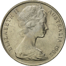 Coin, Australia, Elizabeth II, 10 Cents, 1982, MS(65-70), Copper-nickel, KM:65
