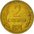 Monnaie, Bulgarie, 2 Stotinki, 1974, SPL, Laiton, KM:85