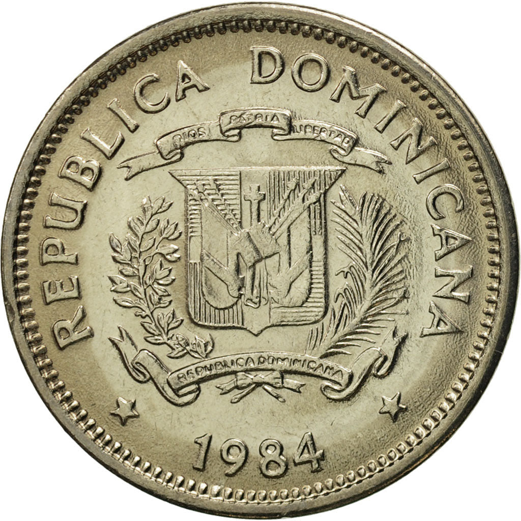 Moneta, Repubblica domenicana, 5 Centavos, 1984, Dominican Republic Mint, Mexico