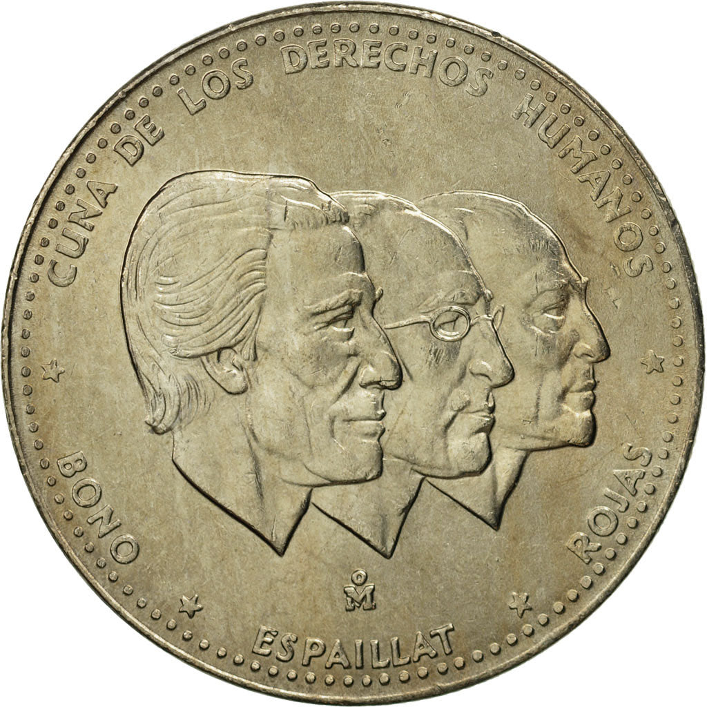 Moneda, República Dominicana, 1/2 Peso, 1984, Dominican Republic Mint, Mexico