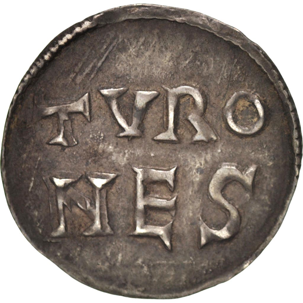 Francia, Denarius, Tours, BB+, Argento, Nouchy:74