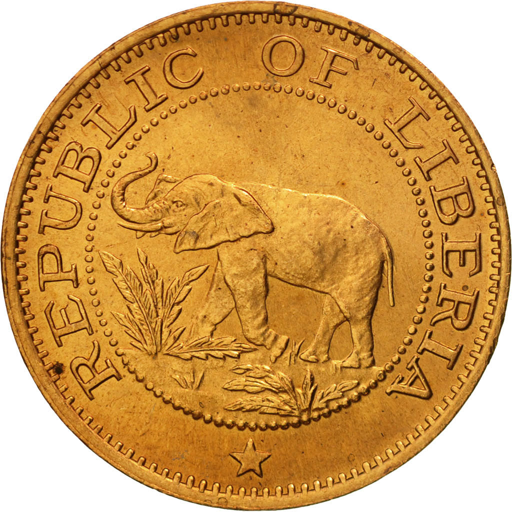 Liberia, Cent, 1984, STGL, Bronze, KM:13