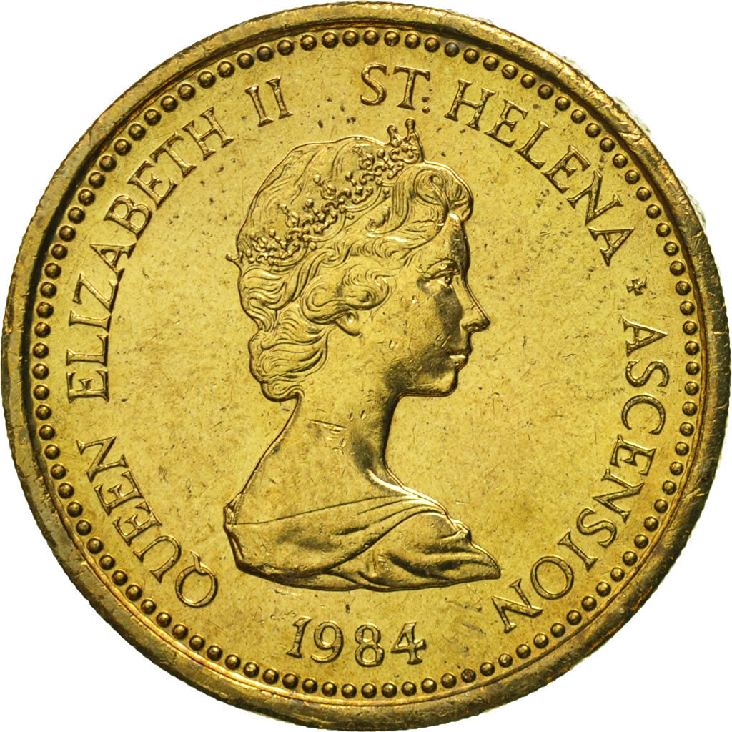 SAINT HELENA & ASCENSION, Elizabeth II, Pound, 1984, British Royal Mint