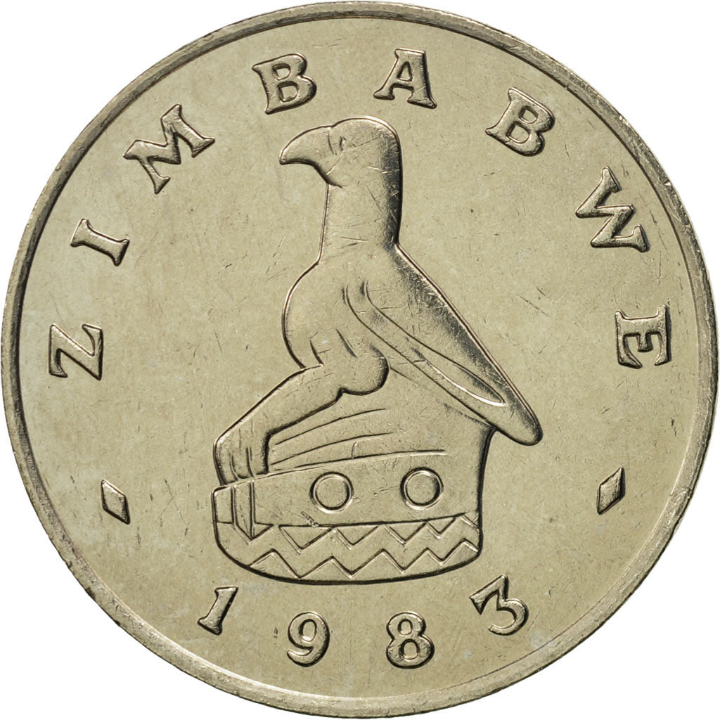 Coin, Zimbabwe, 20 Cents, 1983, MS(65-70), Copper-nickel, KM:4