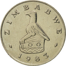 Coin, Zimbabwe, 20 Cents, 1983, MS(65-70), Copper-nickel, KM:4