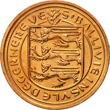 Coin, Guernsey, Elizabeth II, Penny, 1979, Heaton, MS(63), Bronze, KM:27