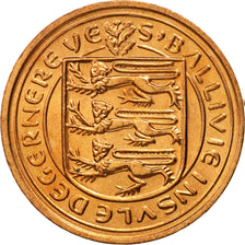 Coin, Guernsey, Elizabeth II, Penny, 1979, Heaton, MS(63), Bronze, KM:27