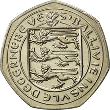Guernsey, Elizabeth II, 50 Pence, 1982, Heaton, MS(65-70), Copper-nickel, KM:34