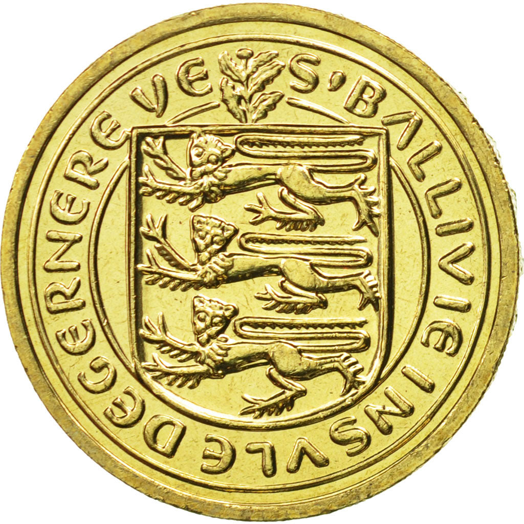 Guernsey, Elizabeth II, Pound, 1981, Heaton, MS(65-70), Nickel-brass, KM:37