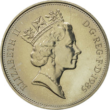 Great Britain, Elizabeth II, 10 Pence, 1985, MS(65-70), Copper-nickel, KM:938